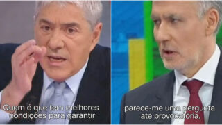 Sócrates manifesta apoio a Gouveia e Melo e o almirante reage com evidente irritação