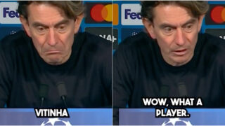 Treinador do Tottenham rendeu-se a Vitinha e não tem dúvidas