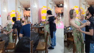 Dador de medula faz surpresa emocionante a mulher que recebeu o transplante