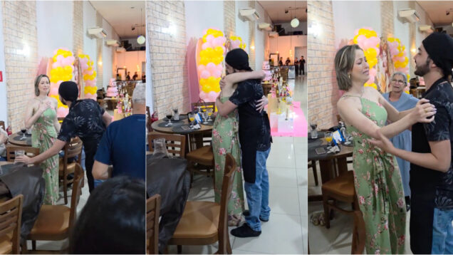 Dador de medula faz surpresa emocionante a mulher que recebeu o transplante