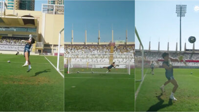 João Félix surpreende e assume papel de guarda-redes durante treino do Al Nassr