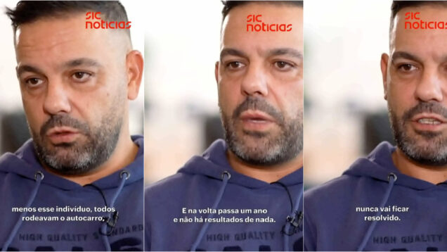 Motorista quebra o silêncio e revela o que viveu no autocarro incendiado em Loures