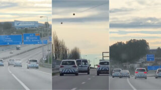 Perseguição cinematográfica na A1 termina com carrinha roubada encurralada pela PSP