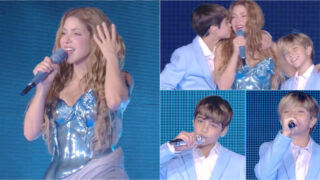 Shakira emociona público de Buenos Aires ao cantar com os filhos pela primeira vez