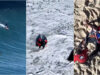 Surfista brasileiro sofre queda na Nazaré ao tentar filmar onda gigante e acaba no hospital