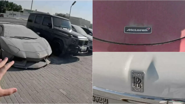 YouTuber português visitou o maior cemitério de carros de luxo no Dubai
