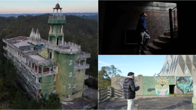 Jovens exploram hotel luxuoso abandonado em Portugal