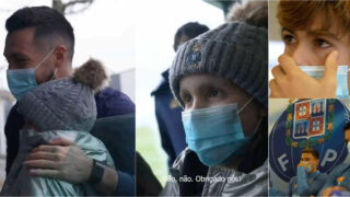 Menina que luta contra o cancro foi convidada especial de Farioli no treino do FC Porto