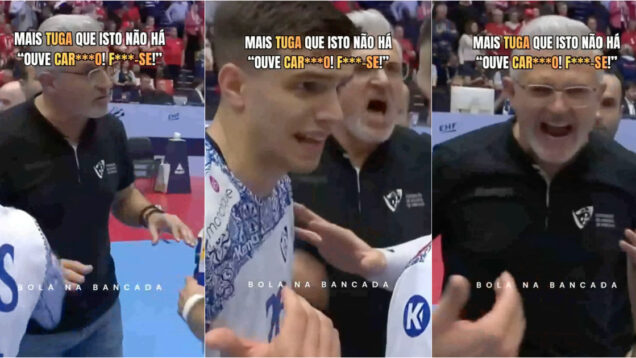Selecionador nacional de andebol protagonizou momento verdadeiramente tuga