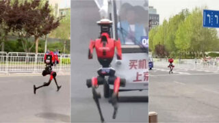 Robô faz história em Pequim e corre mais rápido do que qualquer humano