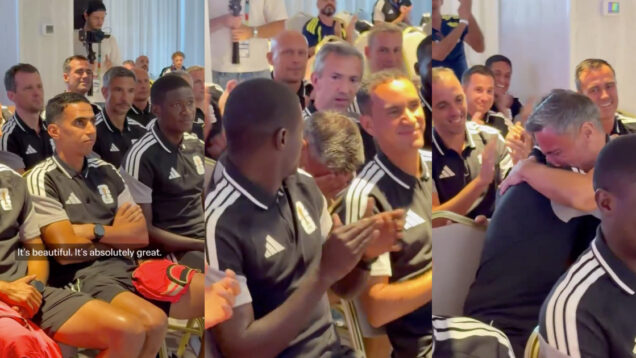 Árbitro da final do Mundial reage com choque e emoção ao anúncio da FIFA