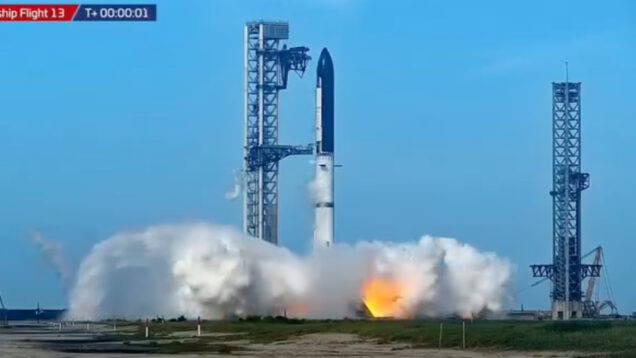 Falha em vários motores trava lançamento do mega-foguetão Starship da SpaceX