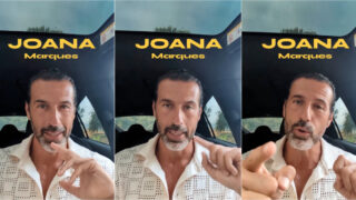 Gustavo Santos faz vídeo e envia mensagem a Joana Marques