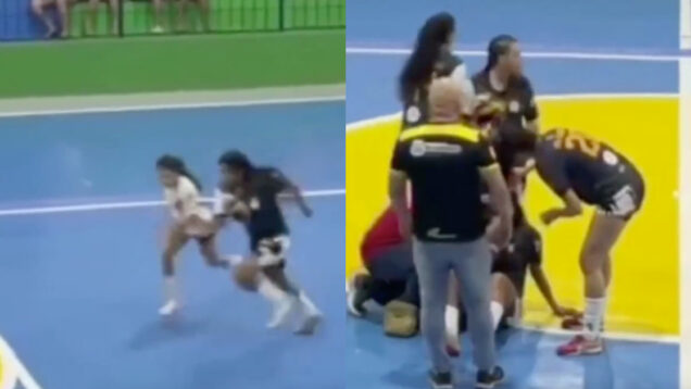 Jogadora é suspensa 5 anos por pontapear a cabeça de adversária durante jogo de futsal