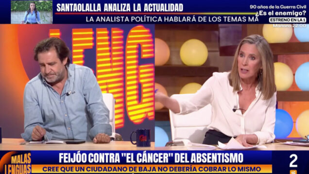Jornalista abandona programa em direto após discussão