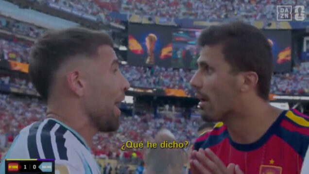 Otamendi recusa cumprimentar Rodri e acusa espanhóis