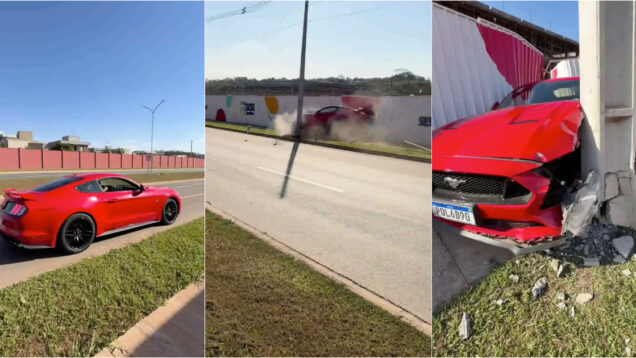 Amigo destrói Mustang e a reação do proprietário torna-se meme