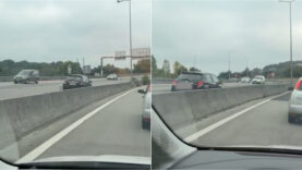 Carro filmado a circular em contramão numa das principais vias de acesso a Braga