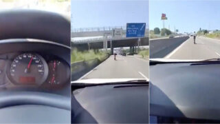 Homem é filmado a circular de trotinete a mais de 120 kmh na N14