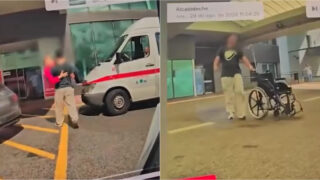 Motorista TVDE leva idosa ao colo após recusa de cadeira de rodas no Hospital de Cascais
