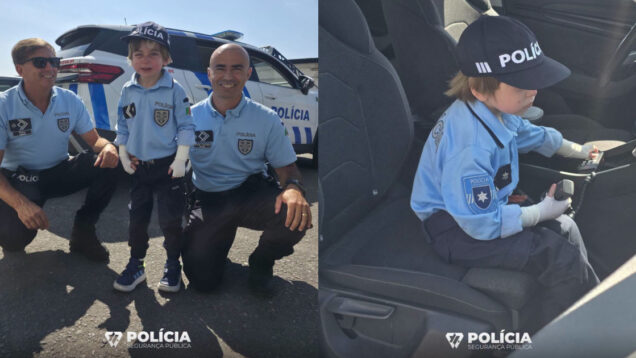 PSP proporcionou um dia inesquecível a menino de 6 anos com doença rara