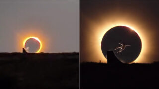 Skater olímpico espanhol Danny León criou o vídeo mais impressionante do eclipse solar