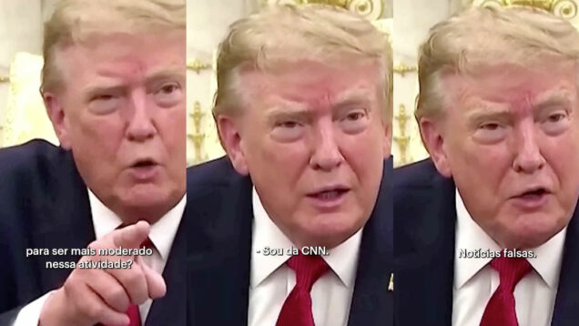 Trump manda calar jornalista da CNN durante perguntas sobre a Coreia do Norte