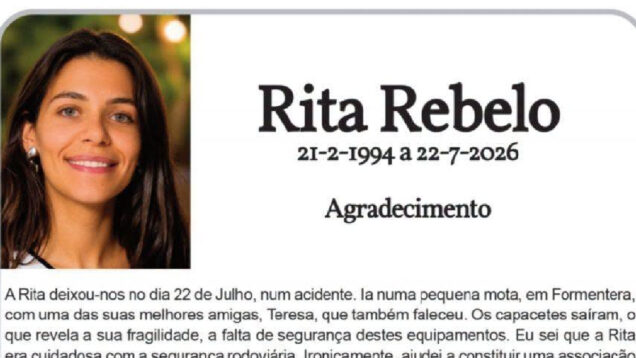 família de médica portuguesa que morreu em Formentera deixa apelo