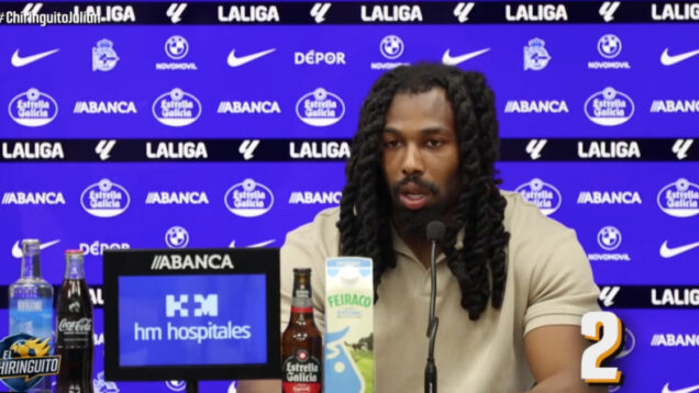Adama Traoré surpreende na apresentação no Deportivo
