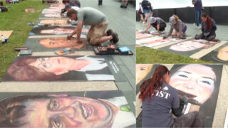 Artistas recriam rostos dos passageiros e tripulantes do voo 93 para assinalar os 25 anos do 11 de Setembro