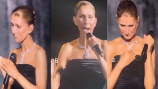 Céline Dion regressa aos palcos após seis anos e não consegue conter as lágrimas