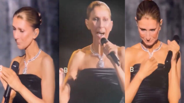 Céline Dion regressa aos palcos após seis anos e não consegue conter as lágrimas