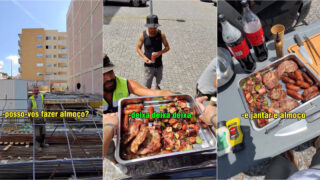 Jovem prepara churrasco para trabalhadores das obras e vídeo conquista as redes sociais