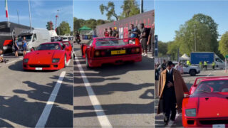 Lewis Hamilton chega a Monza com o carro dos seus sonhos