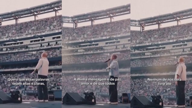 O discurso de Macklemore que gerou polémica durante a digressão de Ed Sheeran