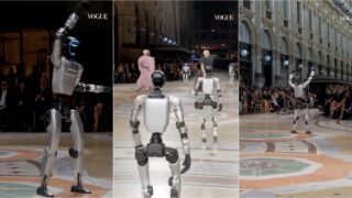 Robôs humanoides desfilam no Vogue World em Milão e deixam designers sem reação