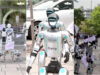 Robots saem à rua para exigir regras mais rigorosas para a IA