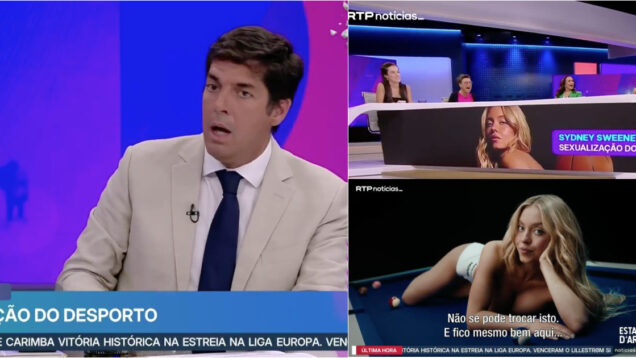 Rodrigo Moita de Deus sugere «hijabzinho» a Sydney Sweeney e deixa mulheres a rir na RTP