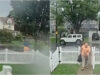 raio atinge homem que caminhava com guarda-chuva e escapa ileso