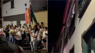 Açoriana celebrou 110 anos e recebeu serenata de uma filarmónica à porta de casa