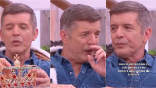 João Baião chora no dia do aniversário ao recordar a dolorosa coincidência da morte dos pais