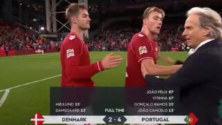 Jogador que festejou golo à Ronaldo empurrou Jorge Jesus após derrota com Portugal