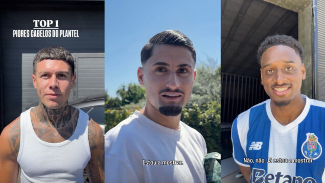 Jogadores do FC Porto caem numa armadilha por causa dos penteados