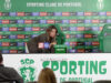 Jornalista protagoniza momento viral ao testar microfone após derrota do Sporting