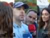 Manifestante questiona PSP sobre ordem para retirar tendas e exige explicações com base na lei