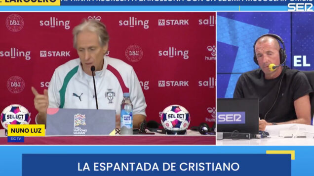 Nuno Luz fala em espanhol sobre a saída de Cristiano Ronaldo da seleção