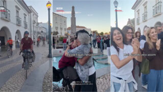 Português deu a volta ao mundo de bicicleta e foi recebido com aplausos em Tavira