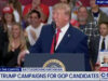 Trump elogia atributos físicos de Nicki Minaj antes de a chamar ao palco