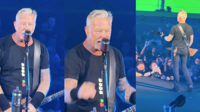 Vocalista dos Metallica critica músicos que usam os concertos para transmitir mensagens políticas