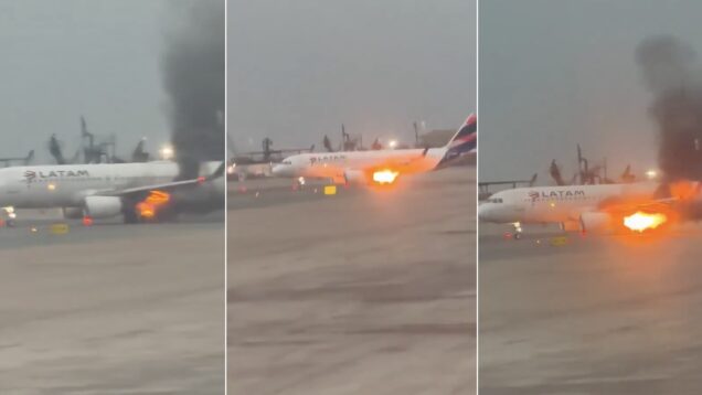 aviao-fica-em-chamas-ao-preparar-a-descolagem-no-aeroporto-internacional-de-lima